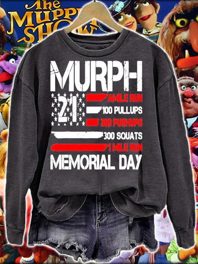 Murph 2021 amile run 100 pullups shirt sweatshirt