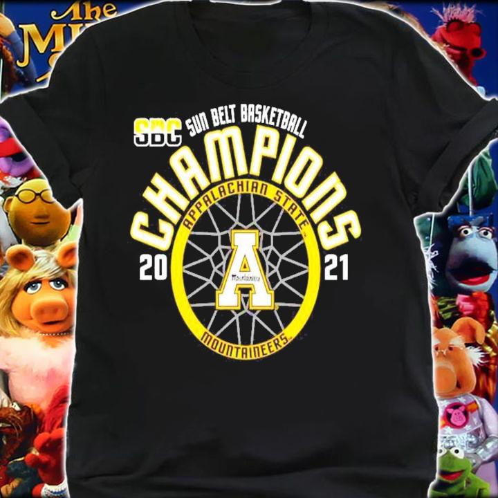 SCB sun belt basketball Champions 2021 Appalachian State Mountaineers shirt shirt