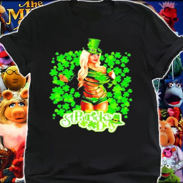 St.Patrick's day girl Anime women dress shirt