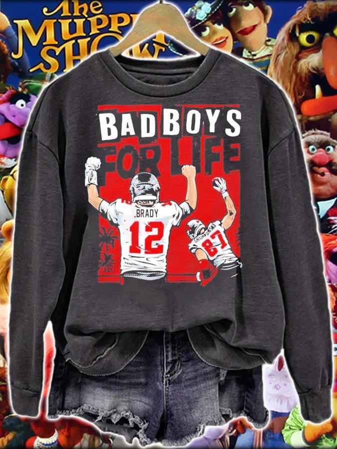 Tom Brady and Gronkowski Bad Boys shirt sweatshirt