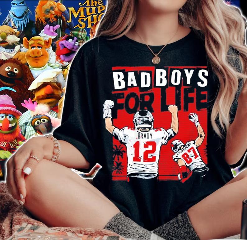Tom Brady and Gronkowski Bad Boys shirt woman shirt