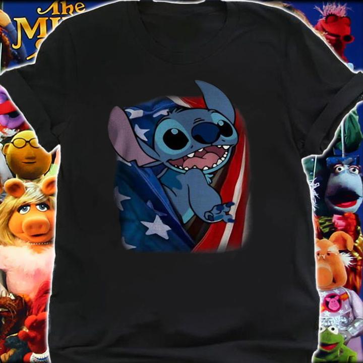 4th July independence day stitch capes American flag shirt