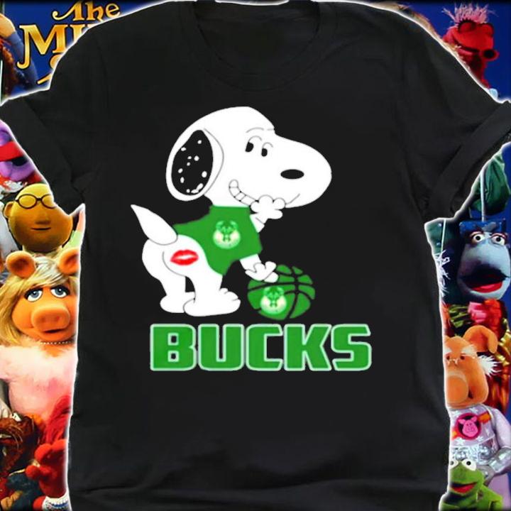 Snoopy Milwaukee Bucks sexy shirt shirt