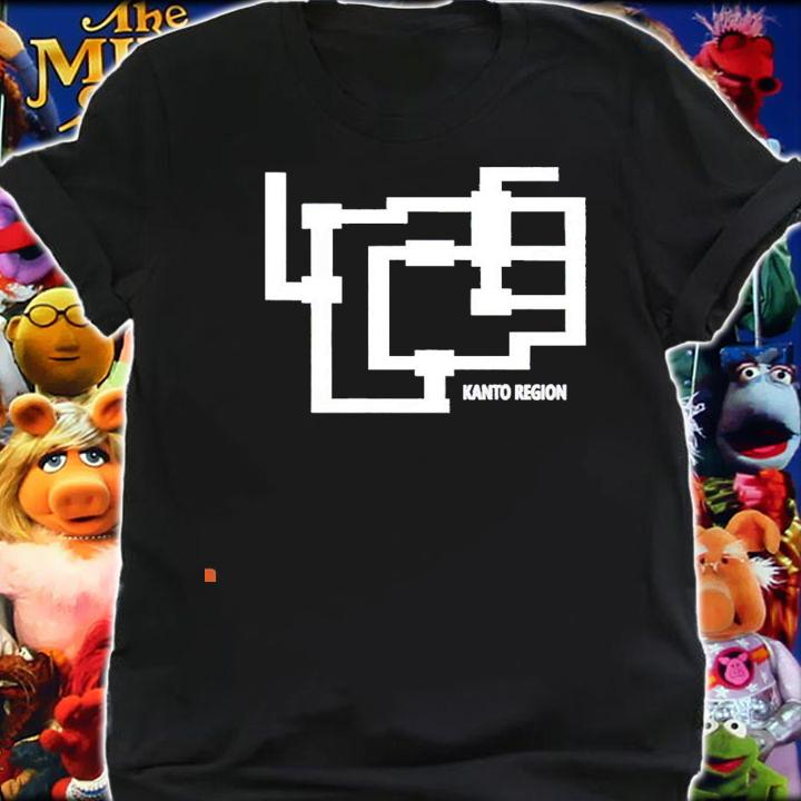 Kanto Region map shirt shirt