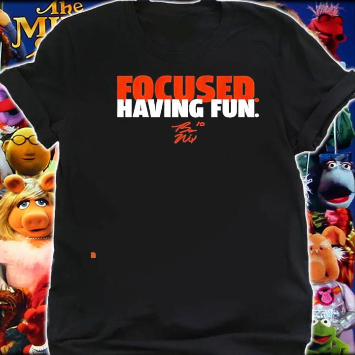 Bo Nix focused having fun shirt shirt