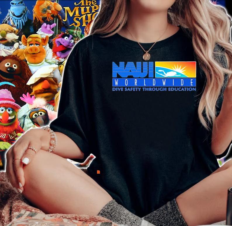 NAUI Worldwide dive safety through education shirt woman shirt