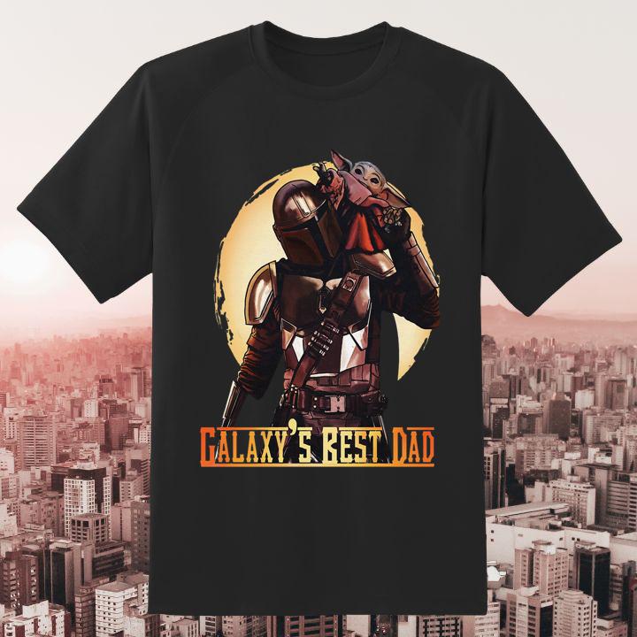 The Mandalorian And Baby Yoda Galaxy’S Best Dad Star Wars Shirt
