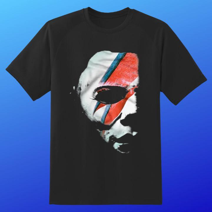 Michael Myers Face David Bowie T-Shirt