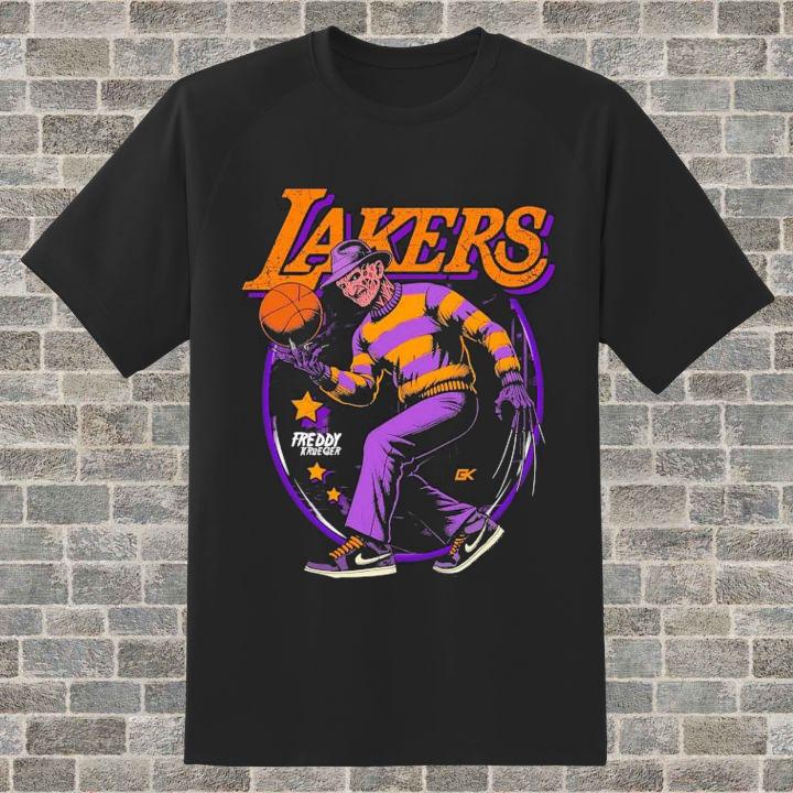 Freddy Krueger Mashup Los Angeles Lakers Shirt