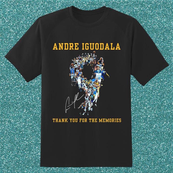 Andre Iguodala 9 Golden State Warriors Signature T-Shirt