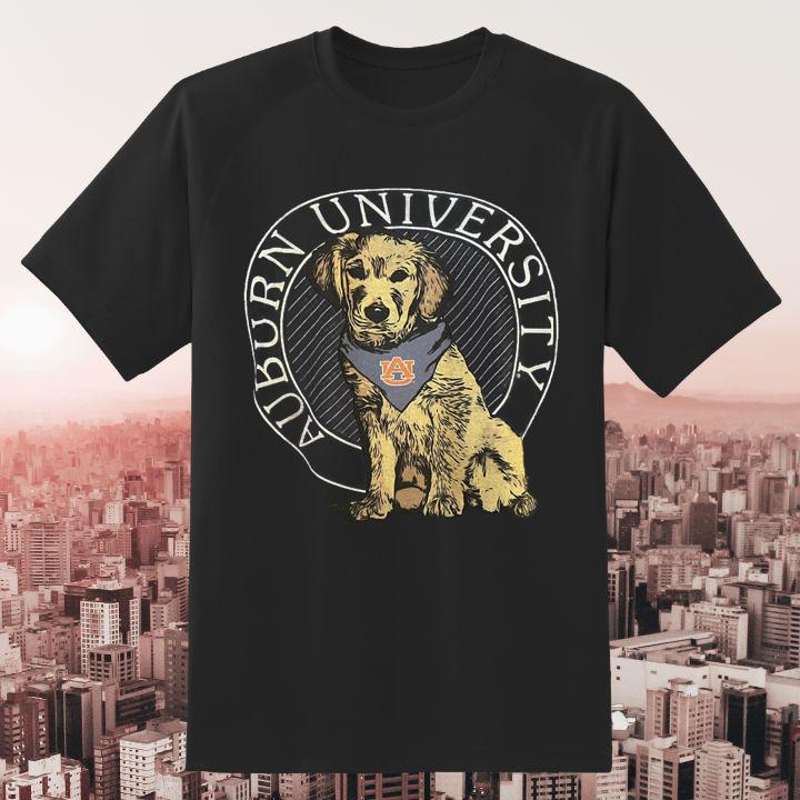 Auburn Tigers Golden Retriever Auburn University T-Shirt