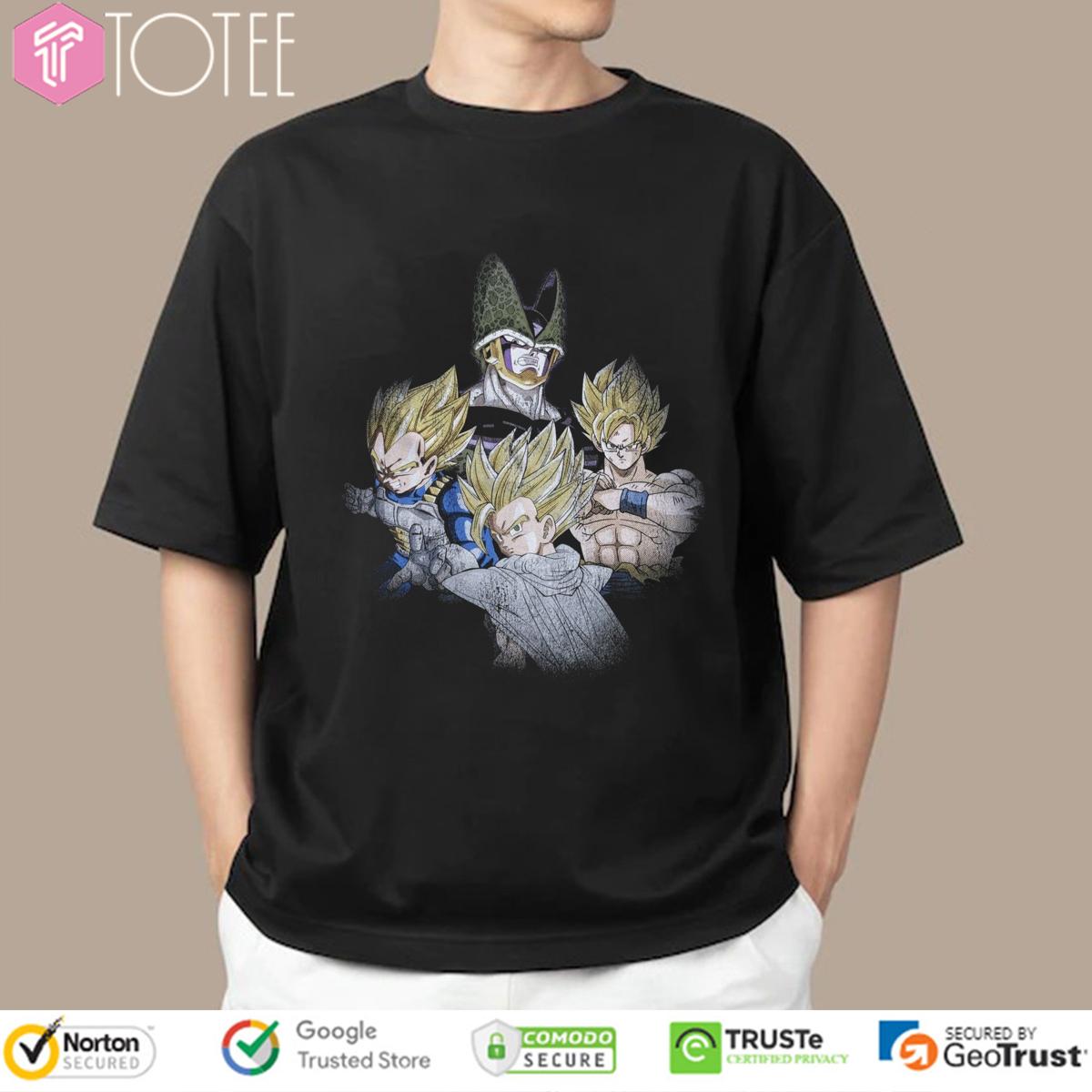 Dragon Ball Z Goku Cell Vegeta Gohan Parody Bohemian Rhapsody T-Shirt