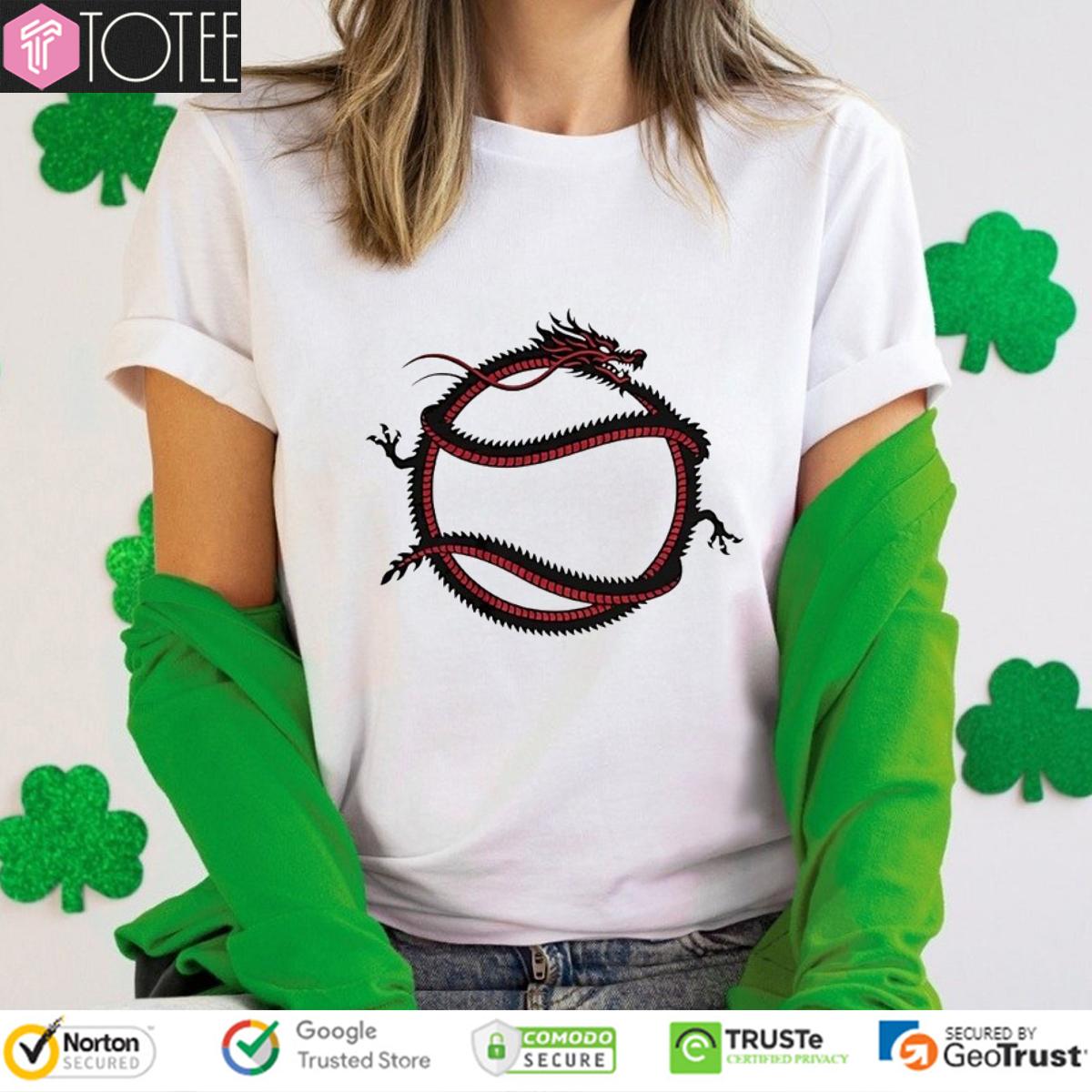 Funny Dragon x Softball T-Shirt