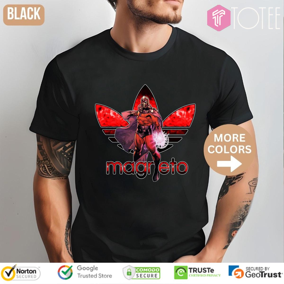 Magneto Parody Adidas Logo T-Shirt