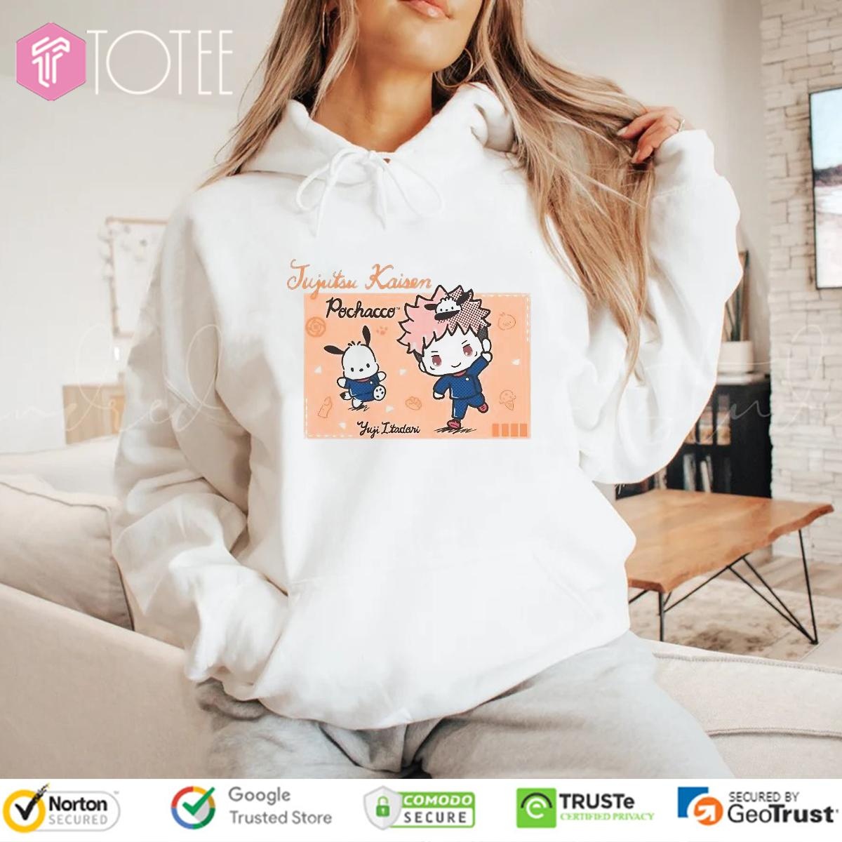 Seven Times Six Jujutsu Kaisen Hello Kitty Pochacco Yuji Itadori Hoodie