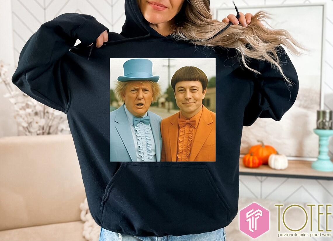 Elon Musk And Trump Parody Dumb And Dumber Lloyd And Harry Hoodie