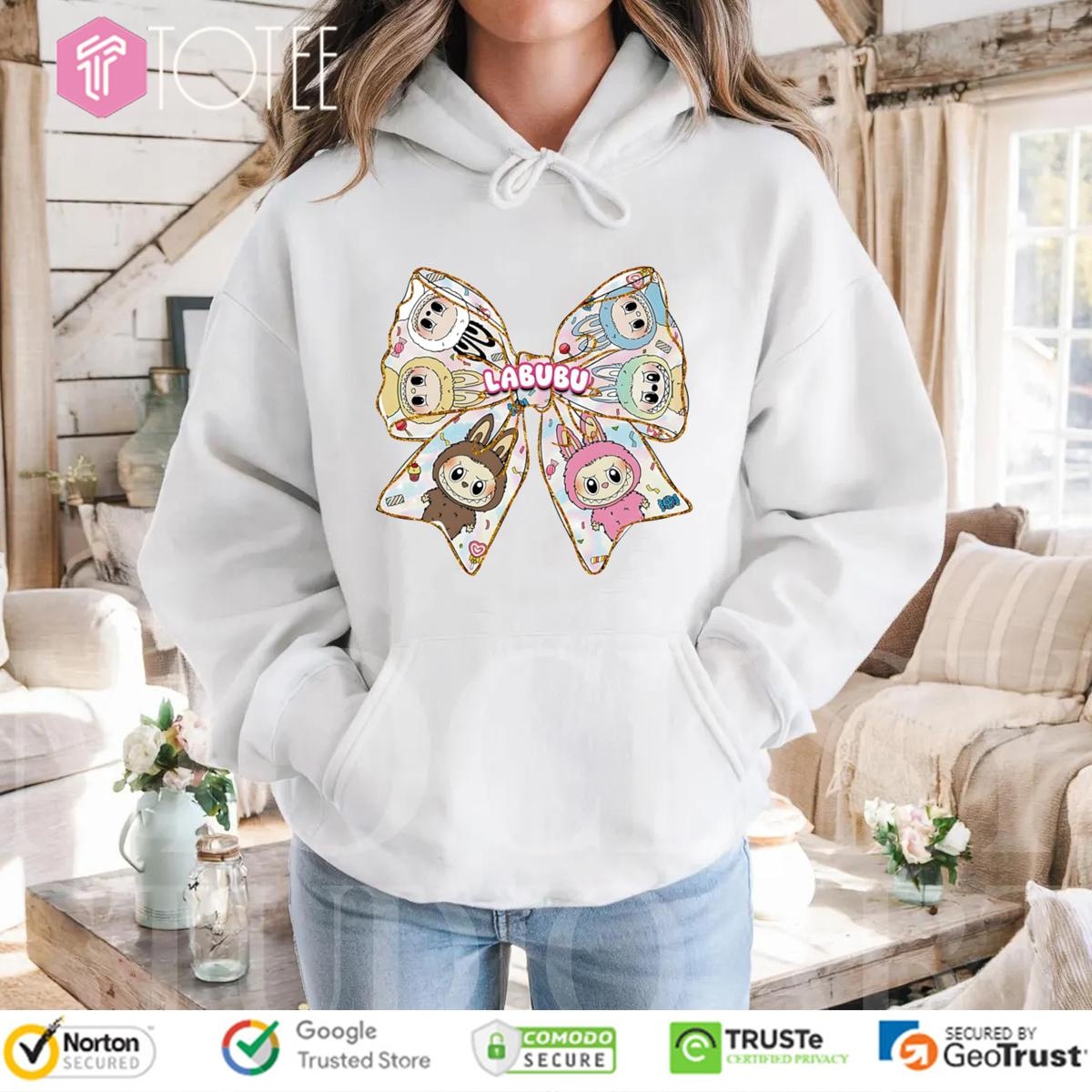 Bow Cute Labubu The Monsters Hoodie