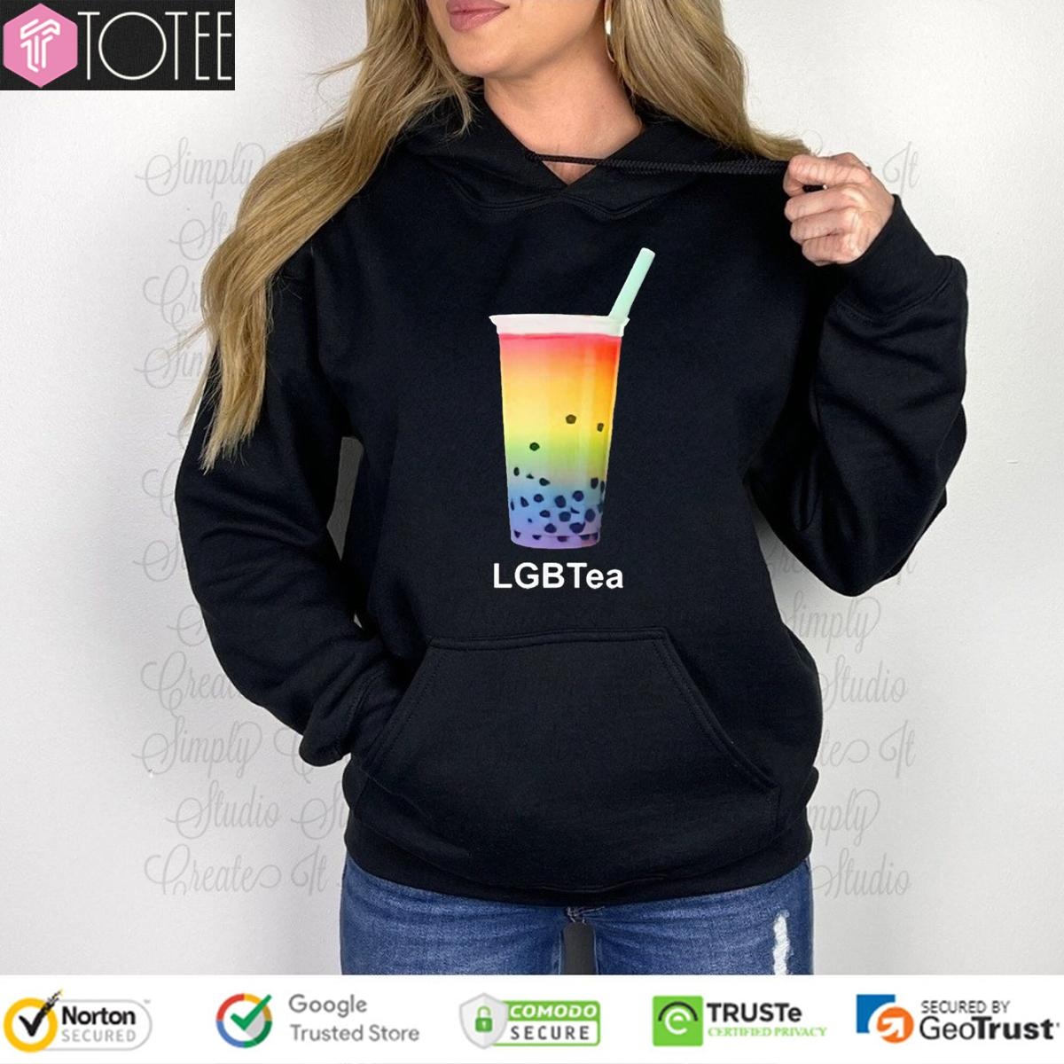 Lgbtea Boba Tea X Lgbt Pride Rainbow Hoodie