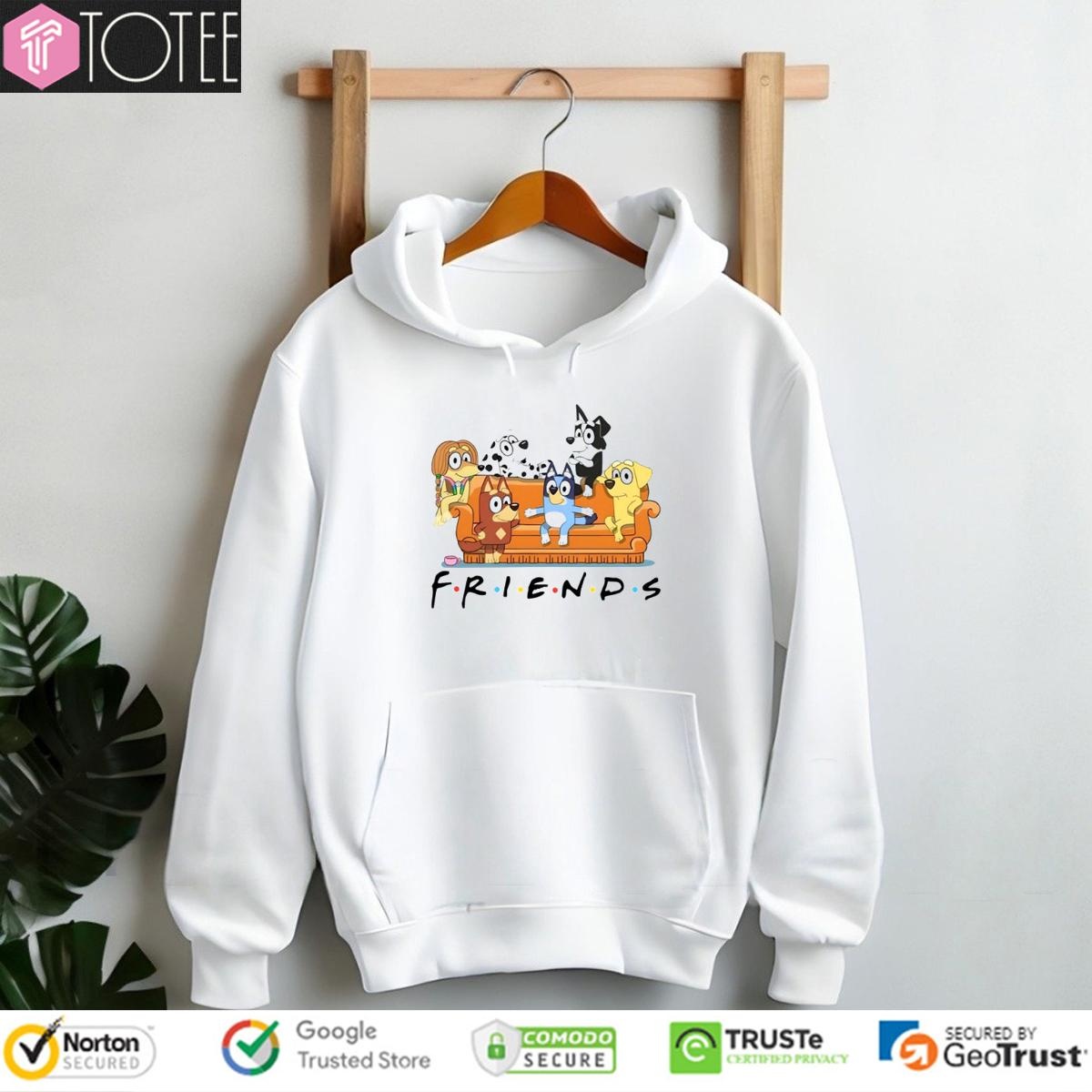 Bluey Family Star Wars X Friends Tv Show Hoodie
