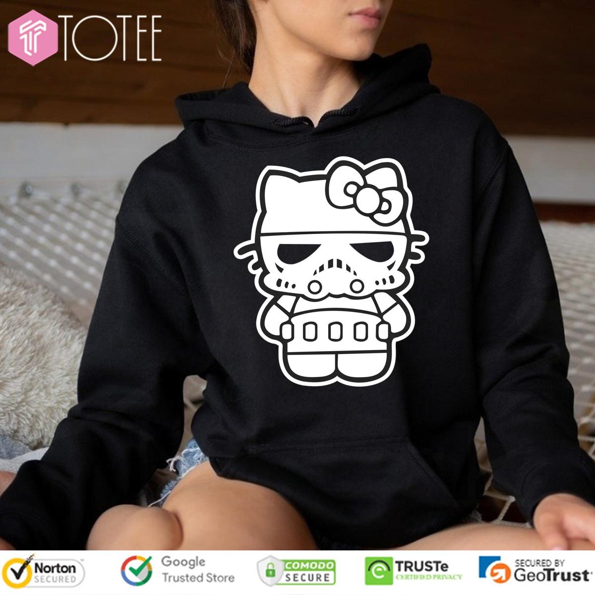 Hello Stormtrooper Parody Cat Hello Kitty Star Wars Hoodie
