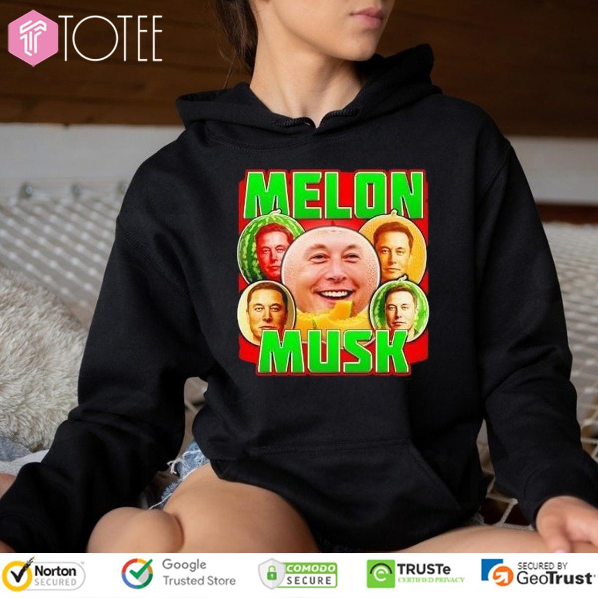 Melon Musk Parody Watermelon Elon Musk Hoodie