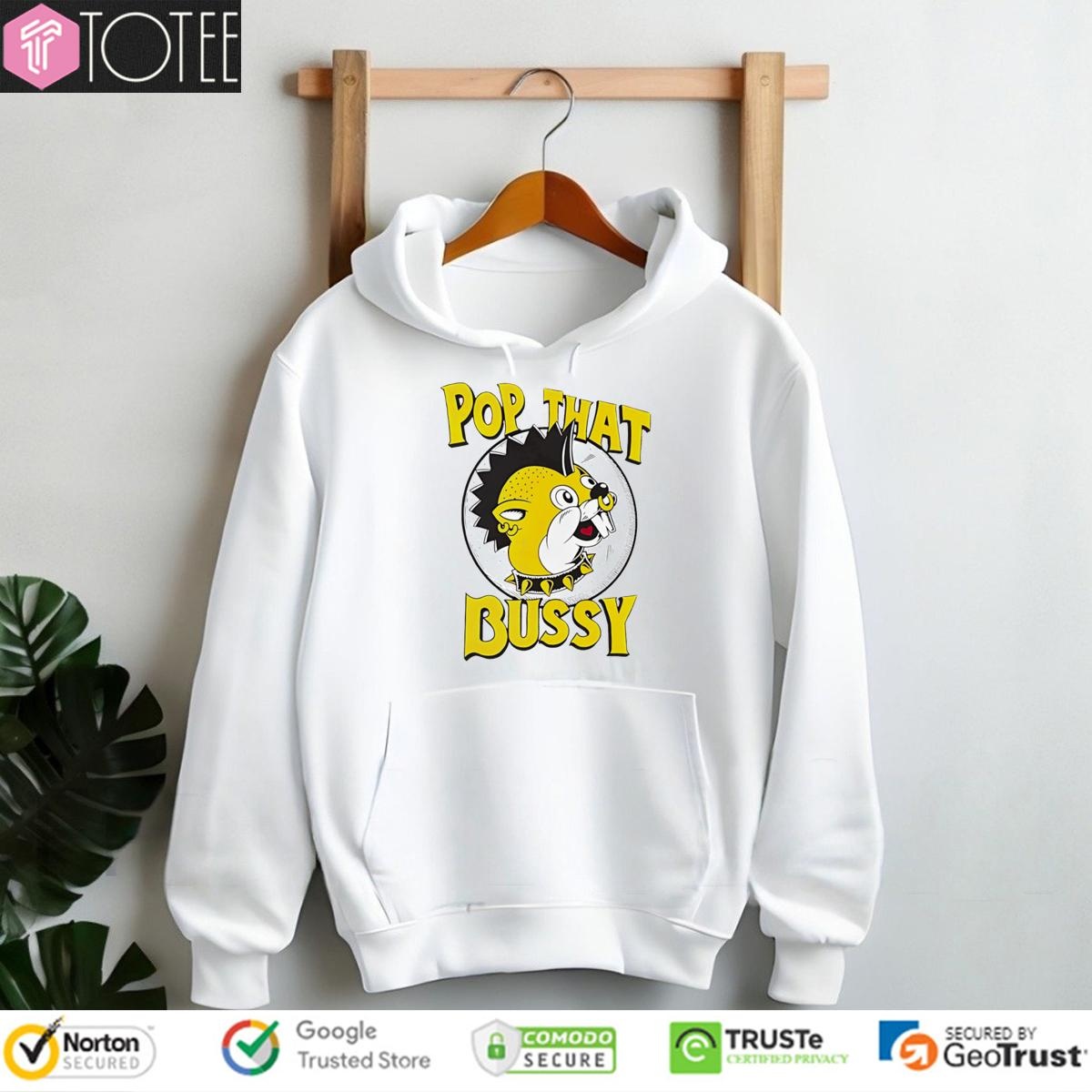 Pop That Bussy Buc-Ees Parody Rock Style Hoodie