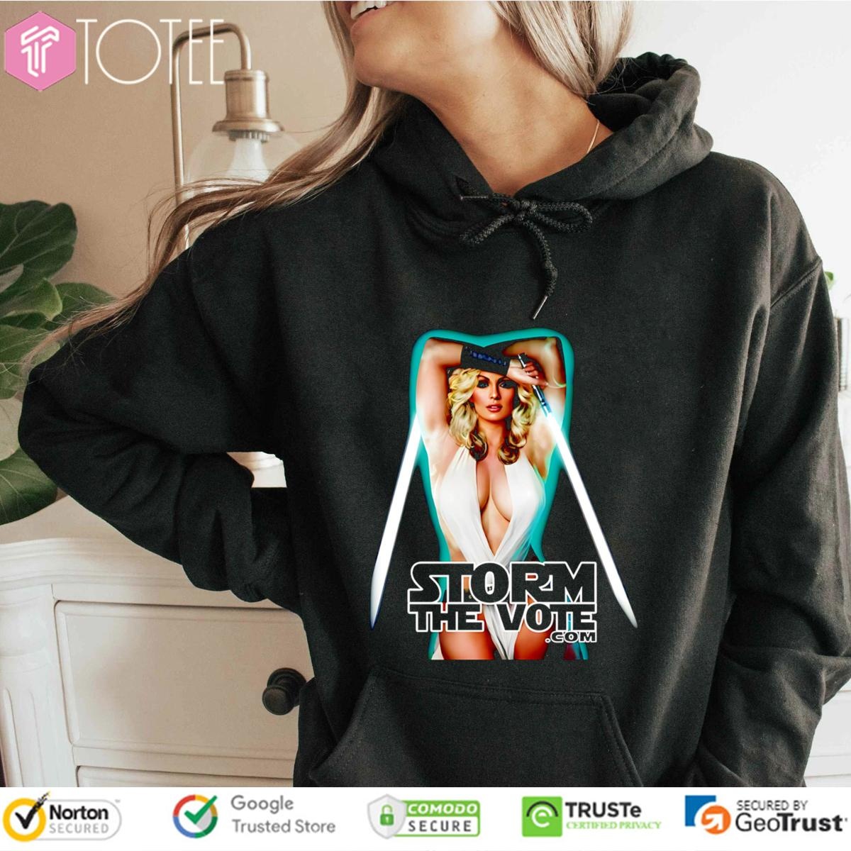 Storm The Vote Stormy Daniels Star Wars Hoodie