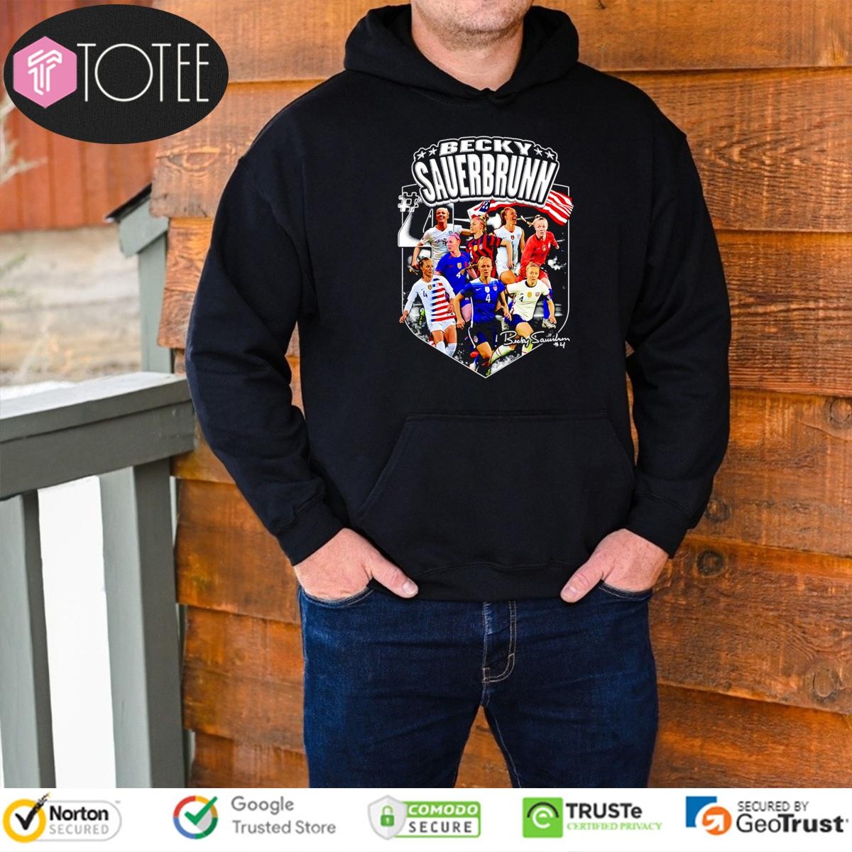 Uswnt Becky Sauerbrunn Farewell Signature Hoodie