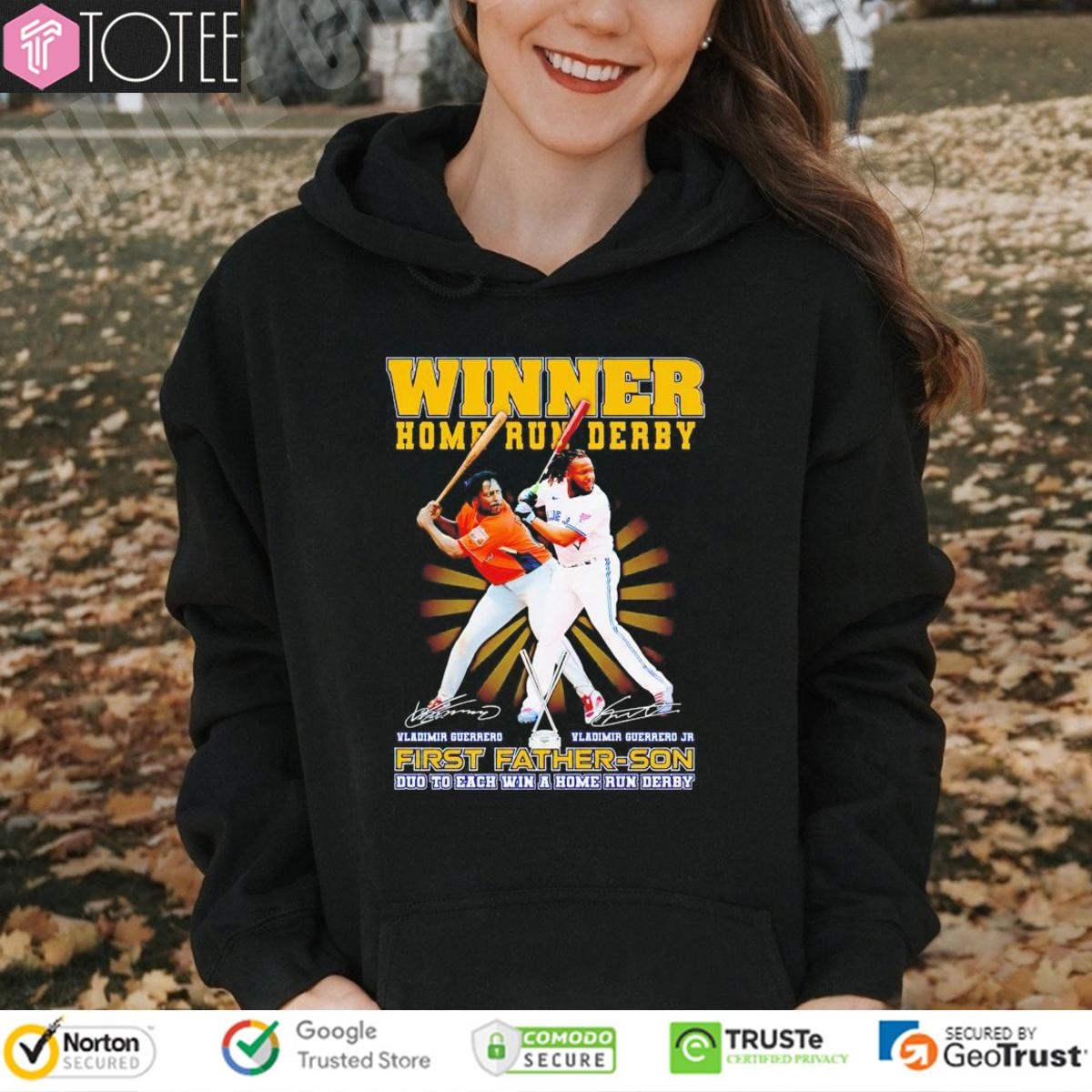 Vladimir Guerrero Father-Son Winner Home Run Derby Signatures Hoodie