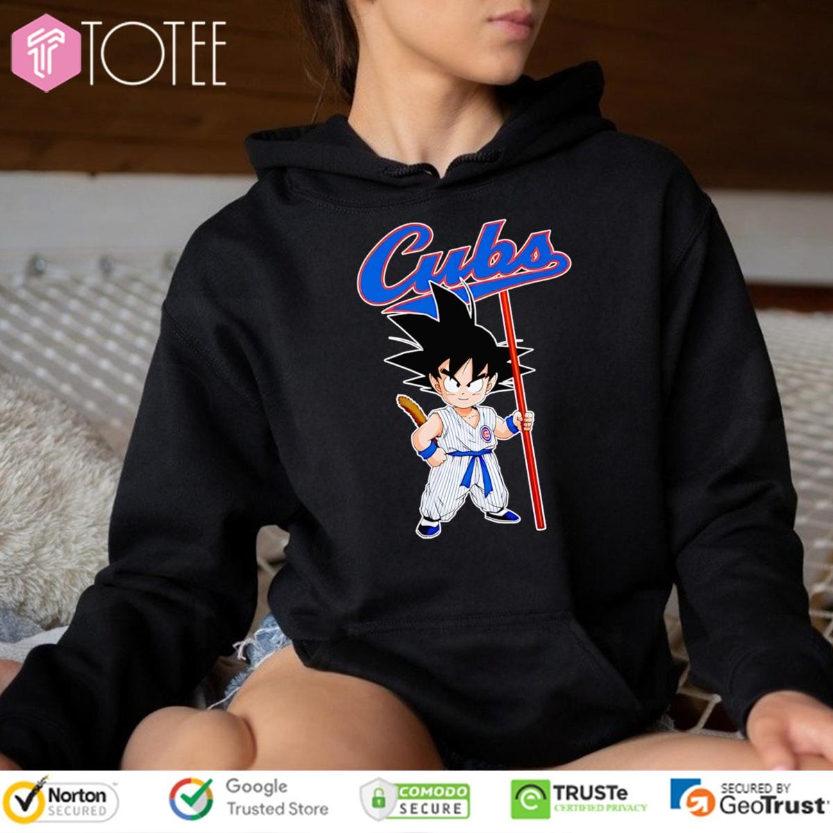 Dragon Ball Z Goku Cosplay Chicago Cubs Hoodie