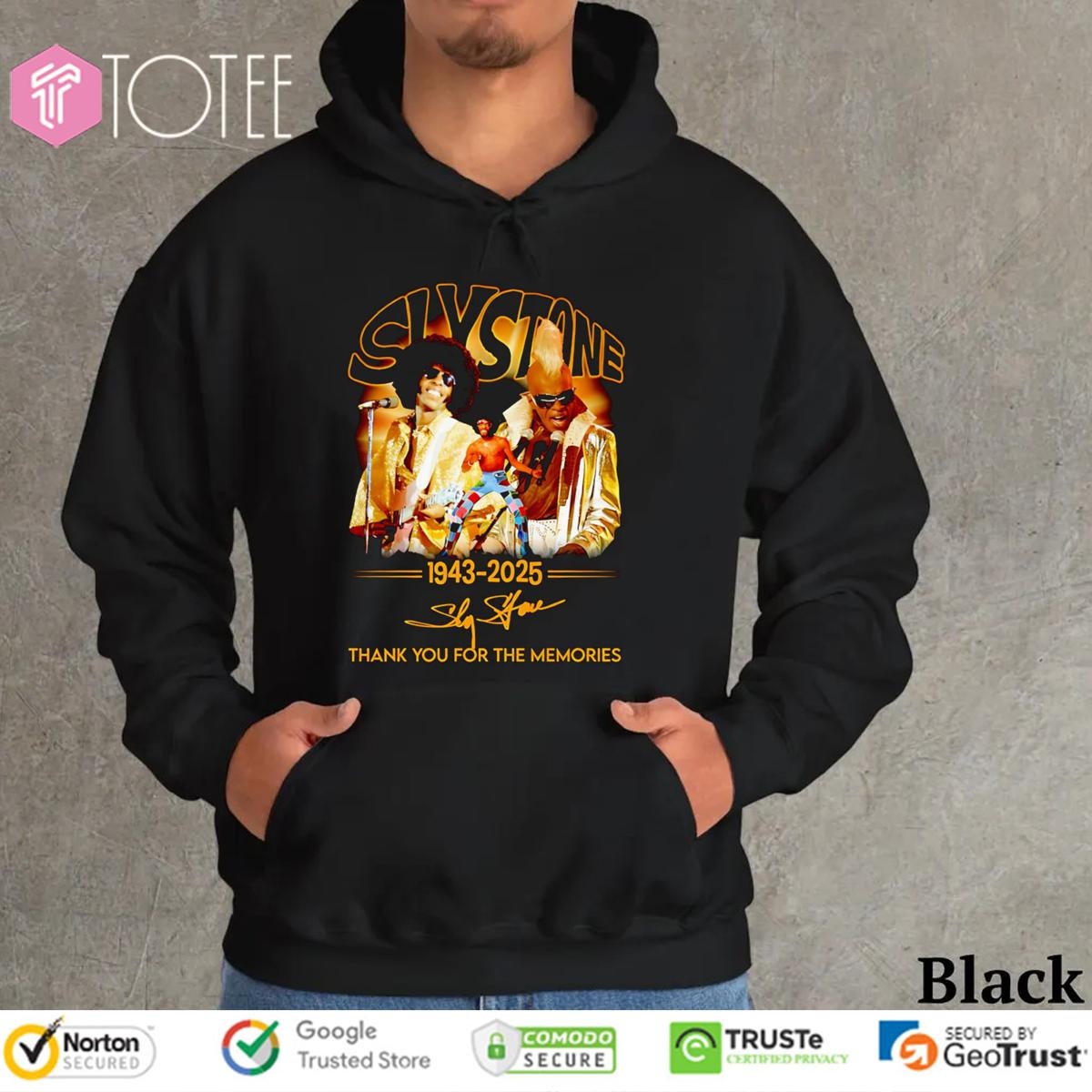 Sly Stone 1943-2025 Signature Hoodie