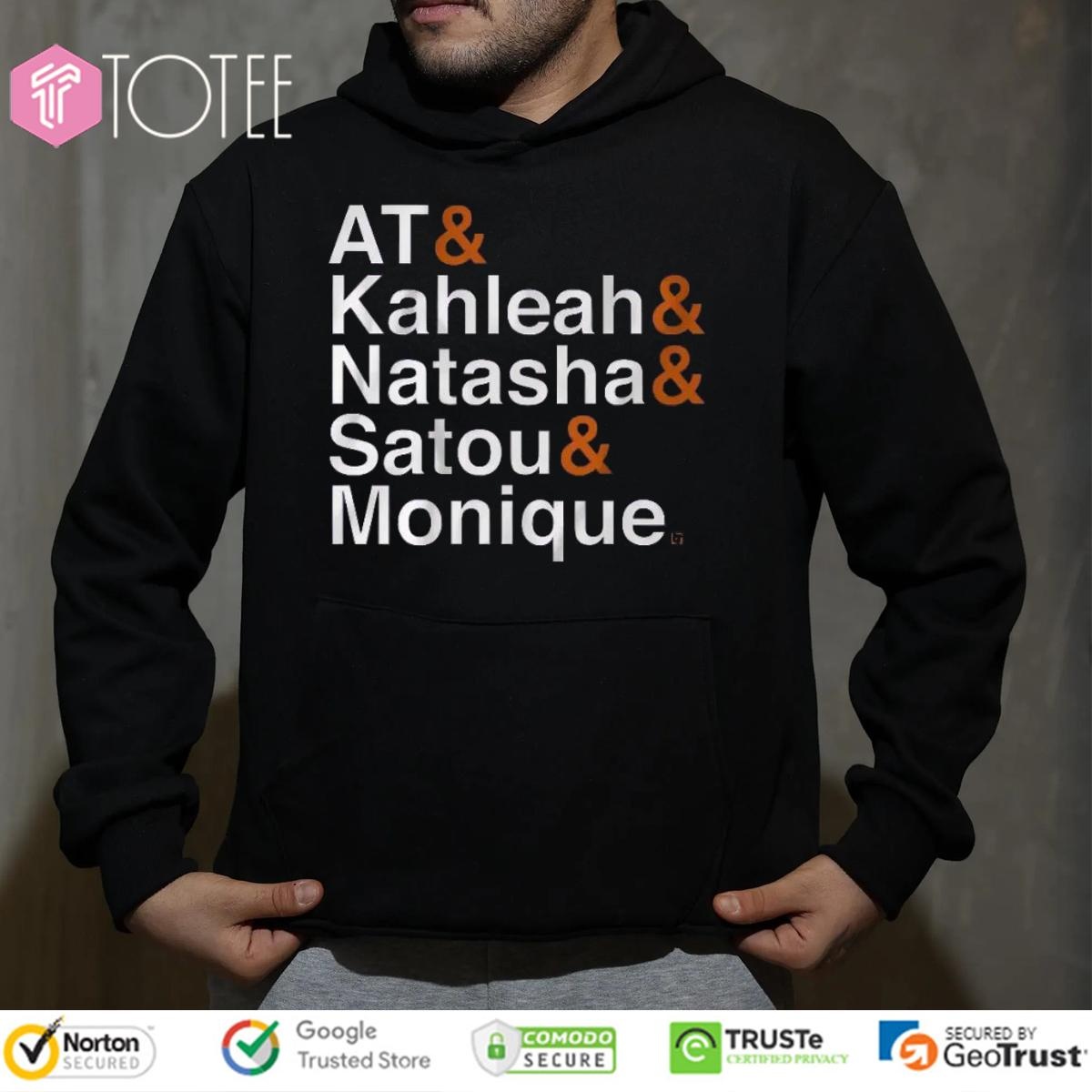 Phoenix Mercury Players Names At Kahleah Natasha Satou Monique Hoodie