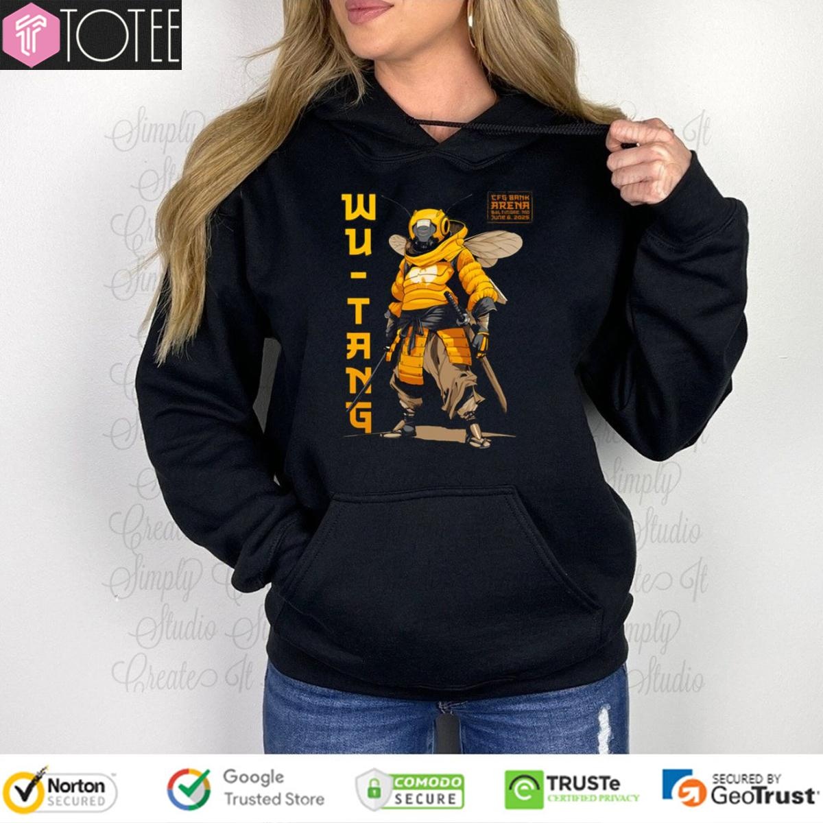 Bee Samurai Wu Tang Clan Baltimore June 6Th 2025 Hoodie