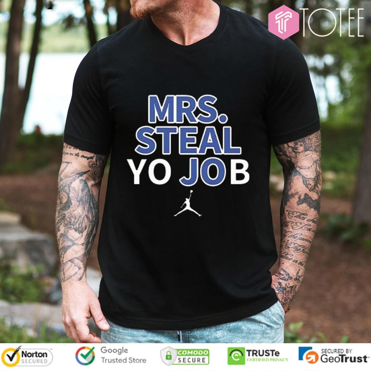 Mrs. Steal Yo Job Lexie Hull Indiana Fever T-shirt