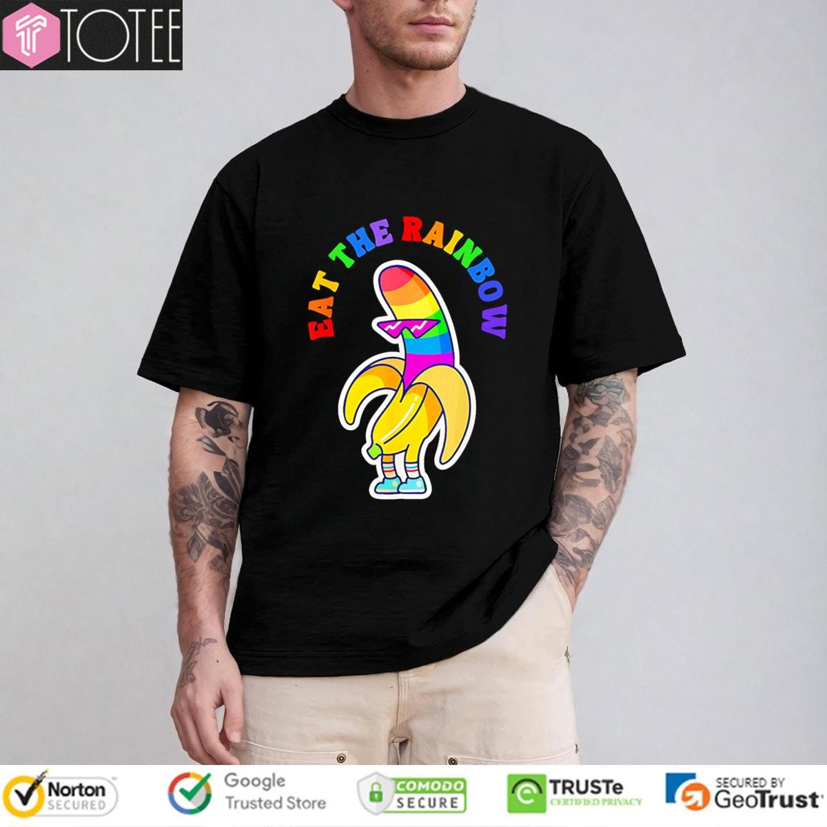 Banana Lgbt Pride Eat The Rainbow T-shirt