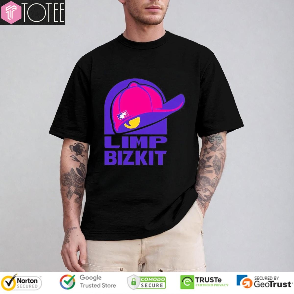 Limp Bizkit Snapback Cap Parody Taco Bell Logo T-shirt
