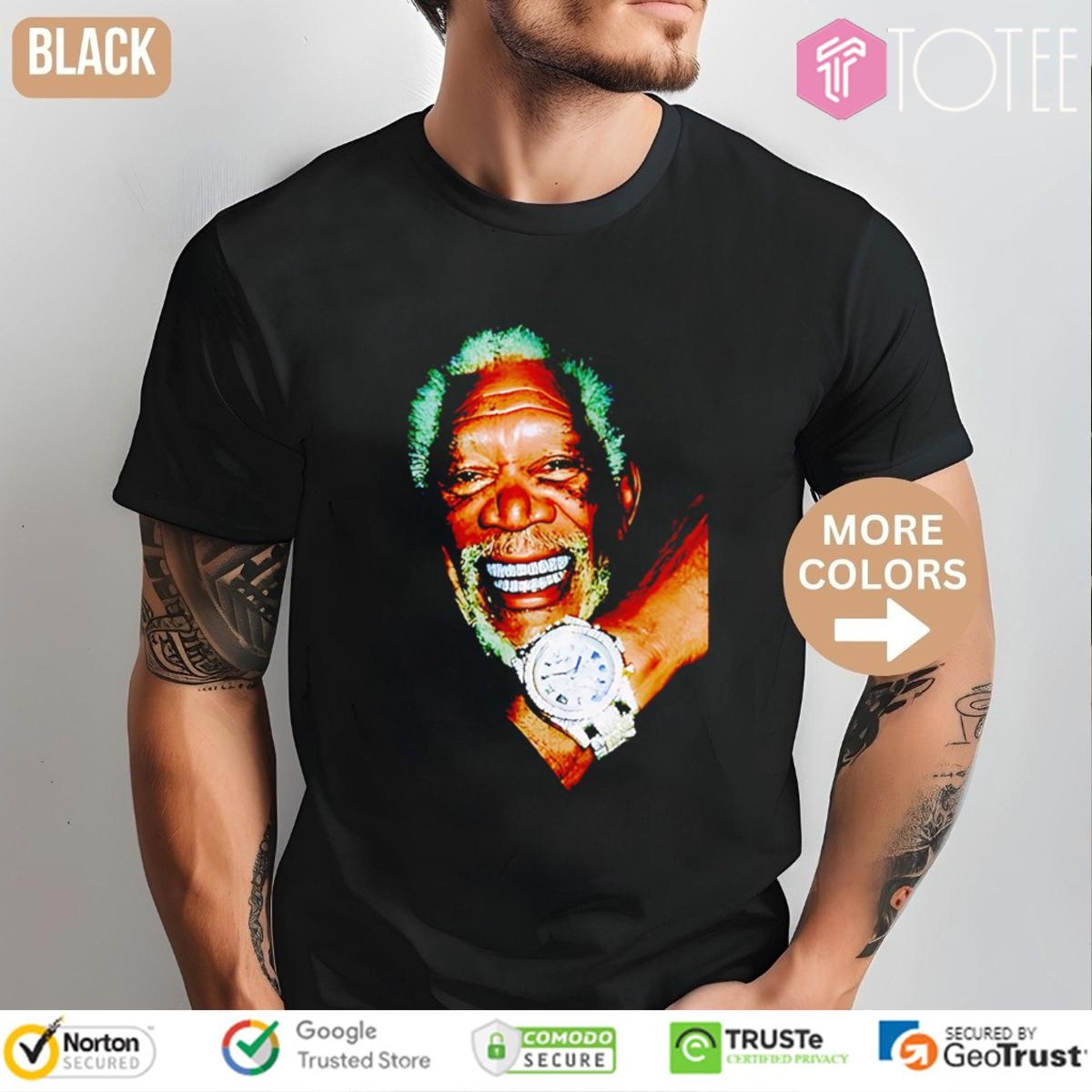 Morgan Freeman Bust Down T-shirt
