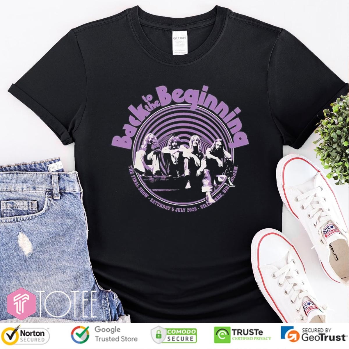 Black Sabbath Back To The Beginning The Final Show Saturday 5 July T-shirt