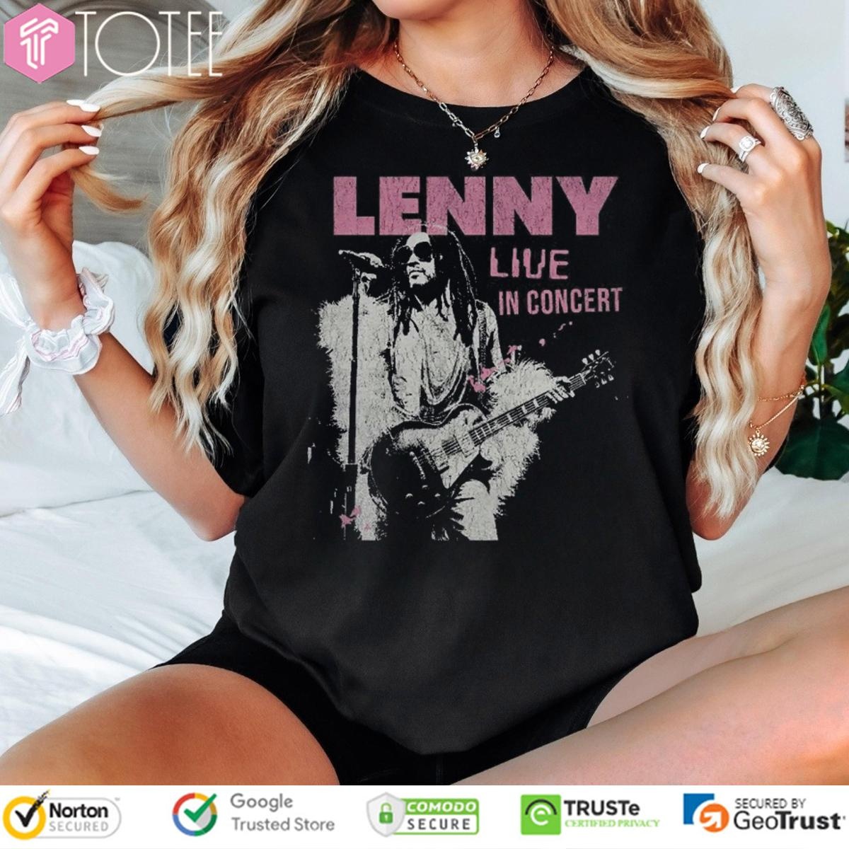 Lenny Kravitz With Guitar Live In Concert T-shirt