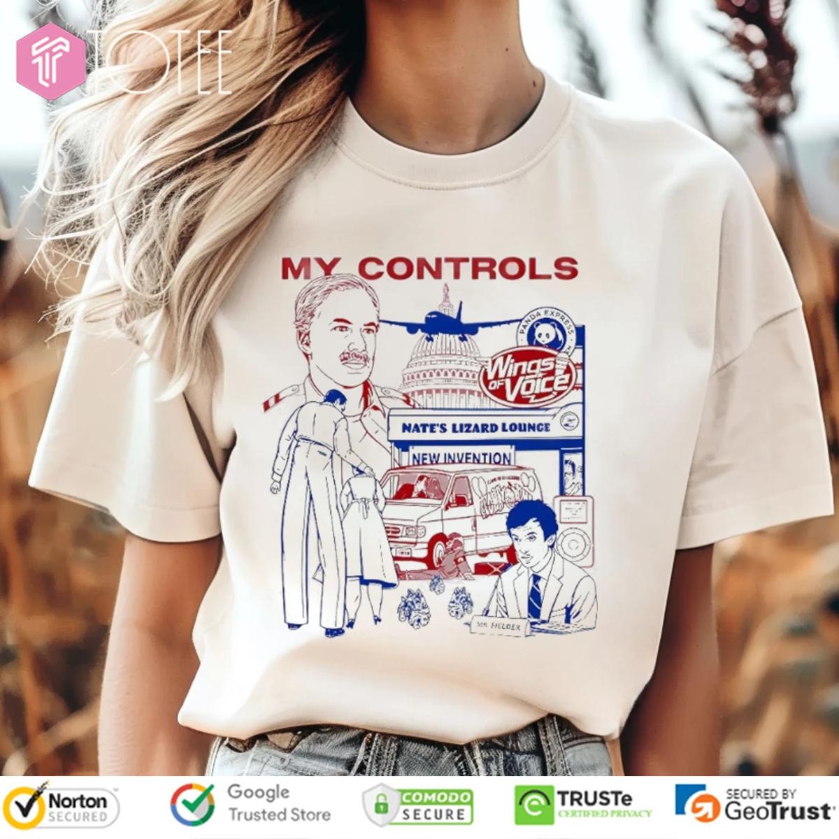 My Controls Wings Of Voices Nates Lizard Lounge New Invention T-shirt