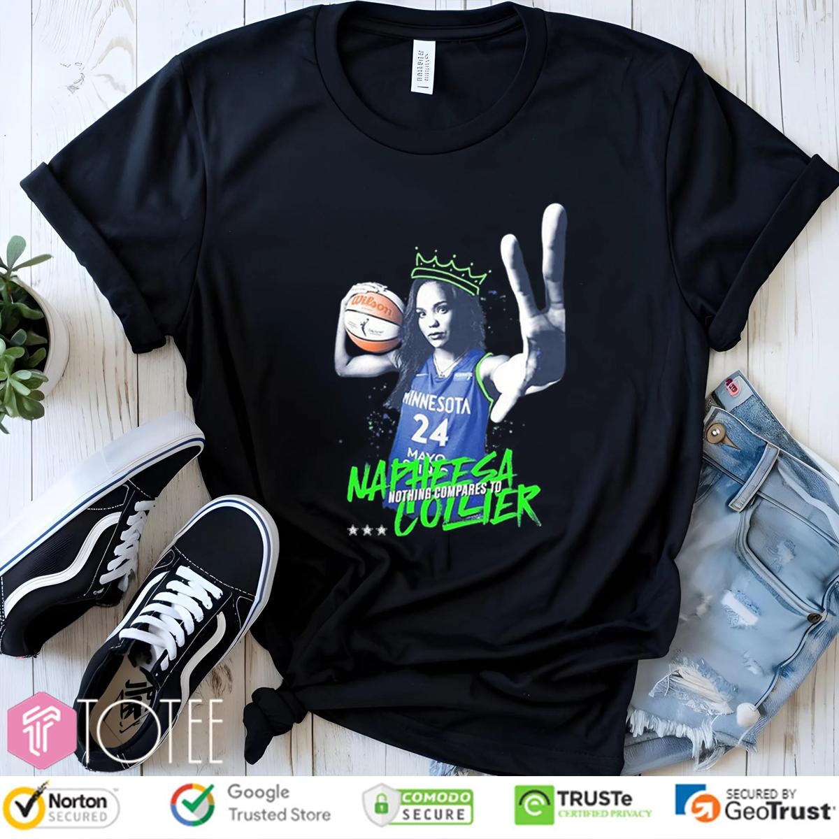 Nothing Compares To Napheesa Collier Slam Cover T-shirt
