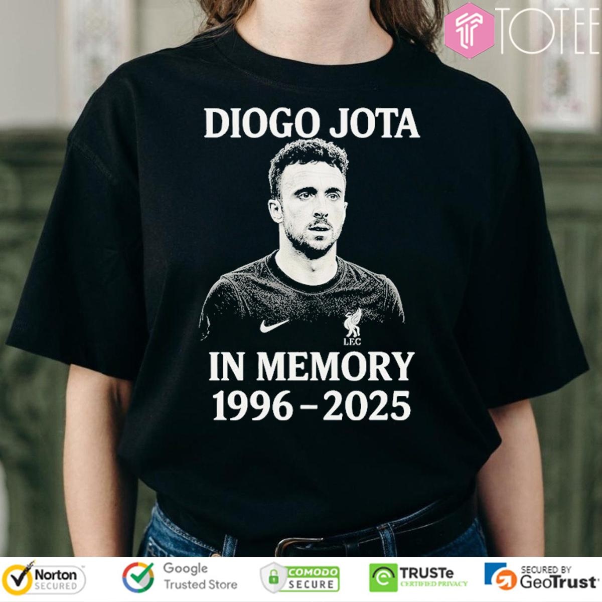 In Memory Of Diogo Jota 1996-2025 Liverpool T-shirt