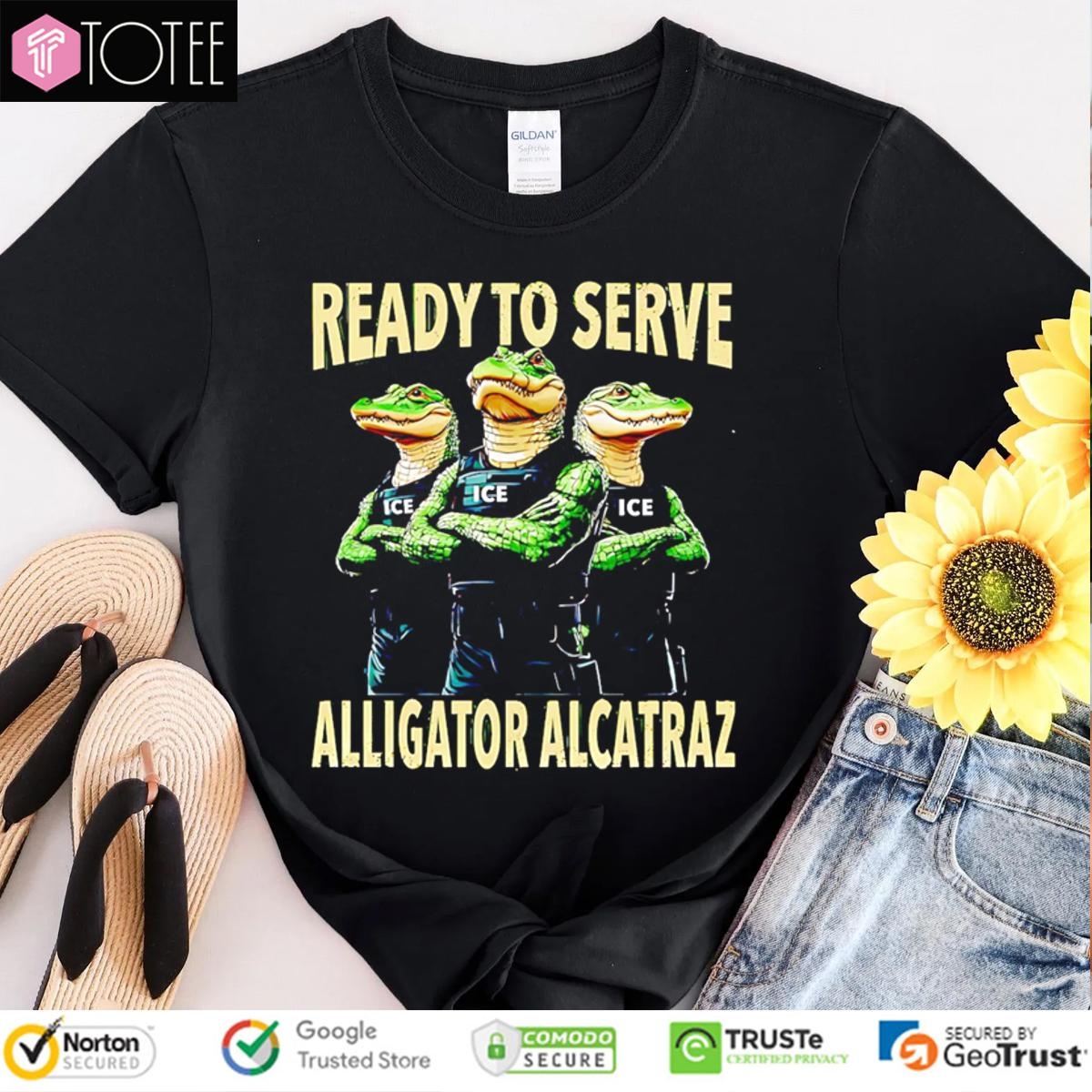 Ready To Serve Alligator Alcatraz Ice T-shirt