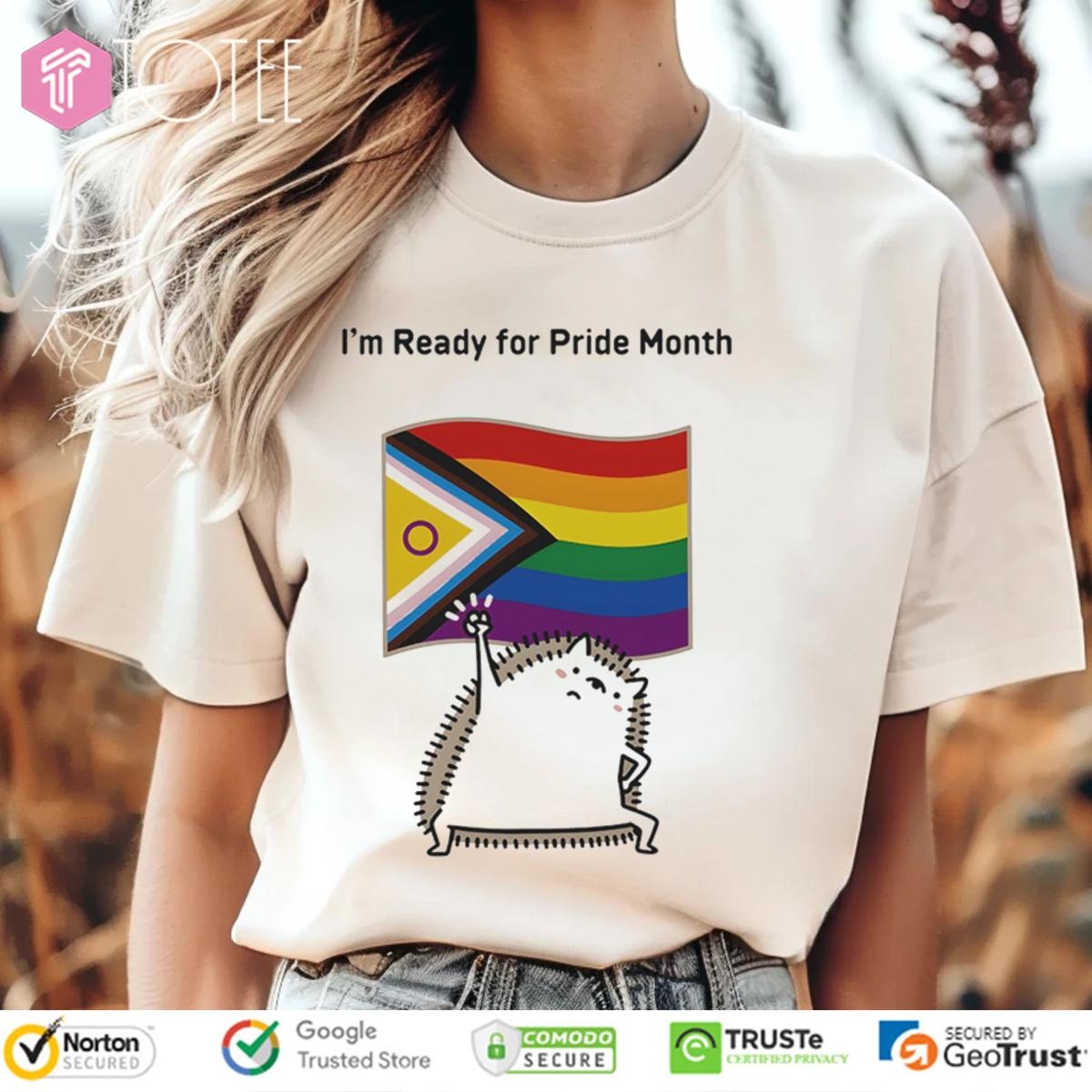 Im Ready For Lgbt Pride Month Flag Hedgehog T-shirt